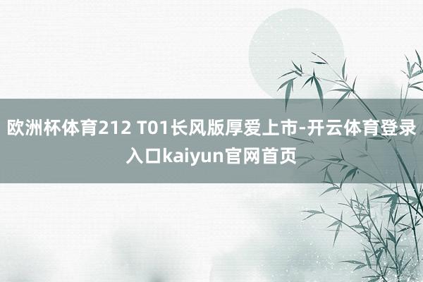 欧洲杯体育212 T01长风版厚爱上市-开云体育登录入口kaiyun官网首页